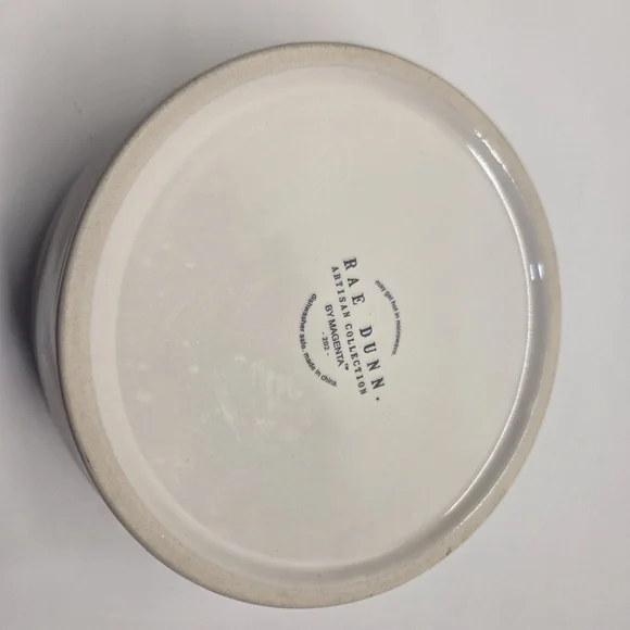 Rae Dunn Dog Food Bowl "All Mine" White Black Lettering Cute Modern Minimalist - Picture 4 of 7